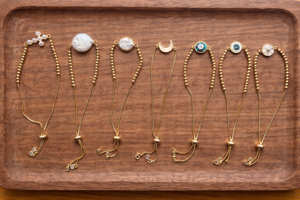 Gold-filled Slider Bracelet