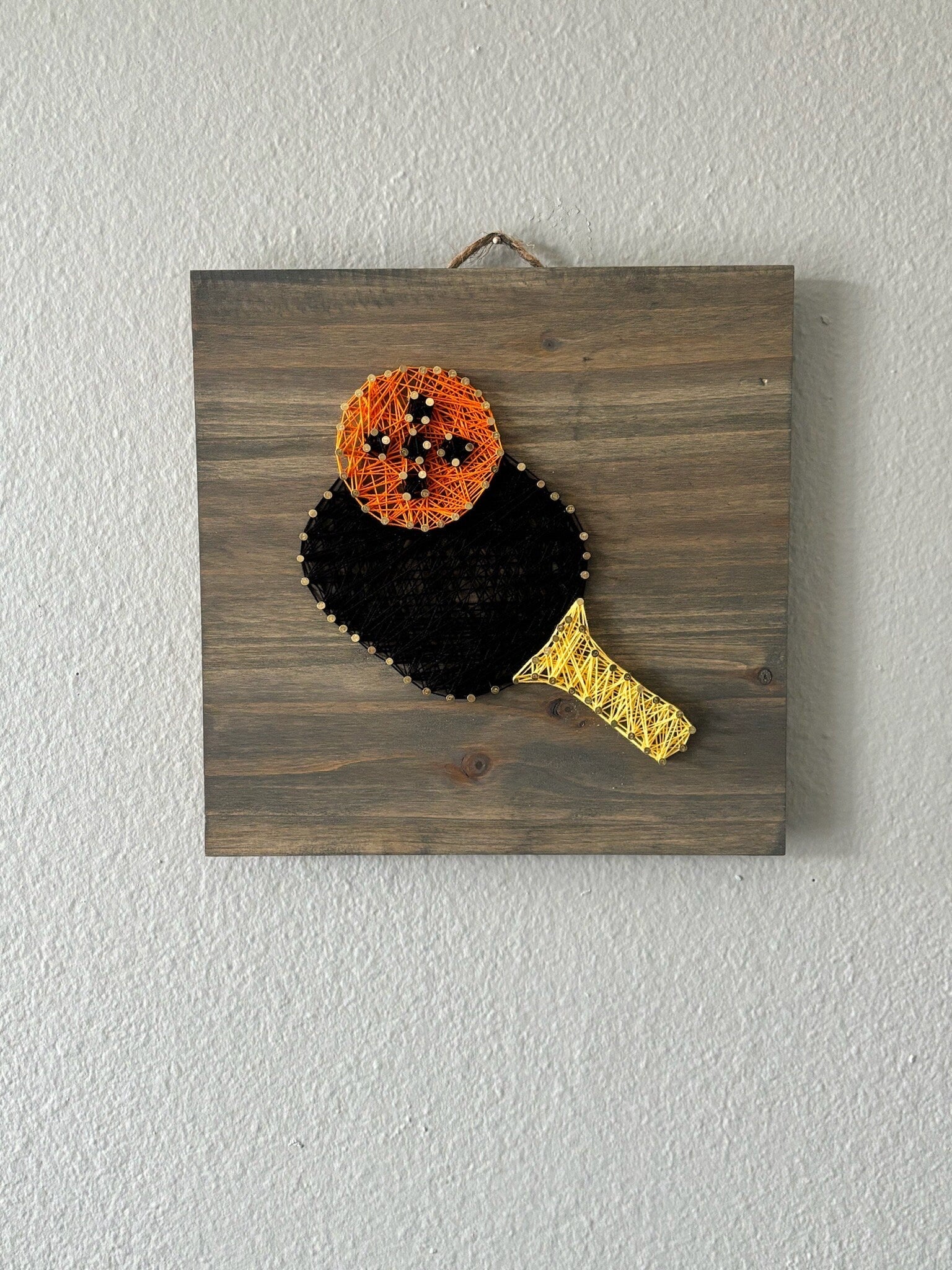 Pickleball Paddle String Art | Handmade Sports Wall Decor | Gift for Pickleball Lovers