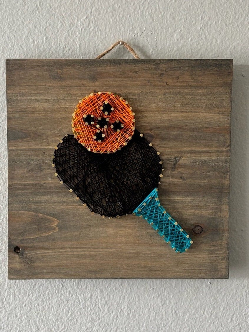 Pickleball Paddle String Art | Handmade Sports Wall Decor | Gift for Pickleball Lovers