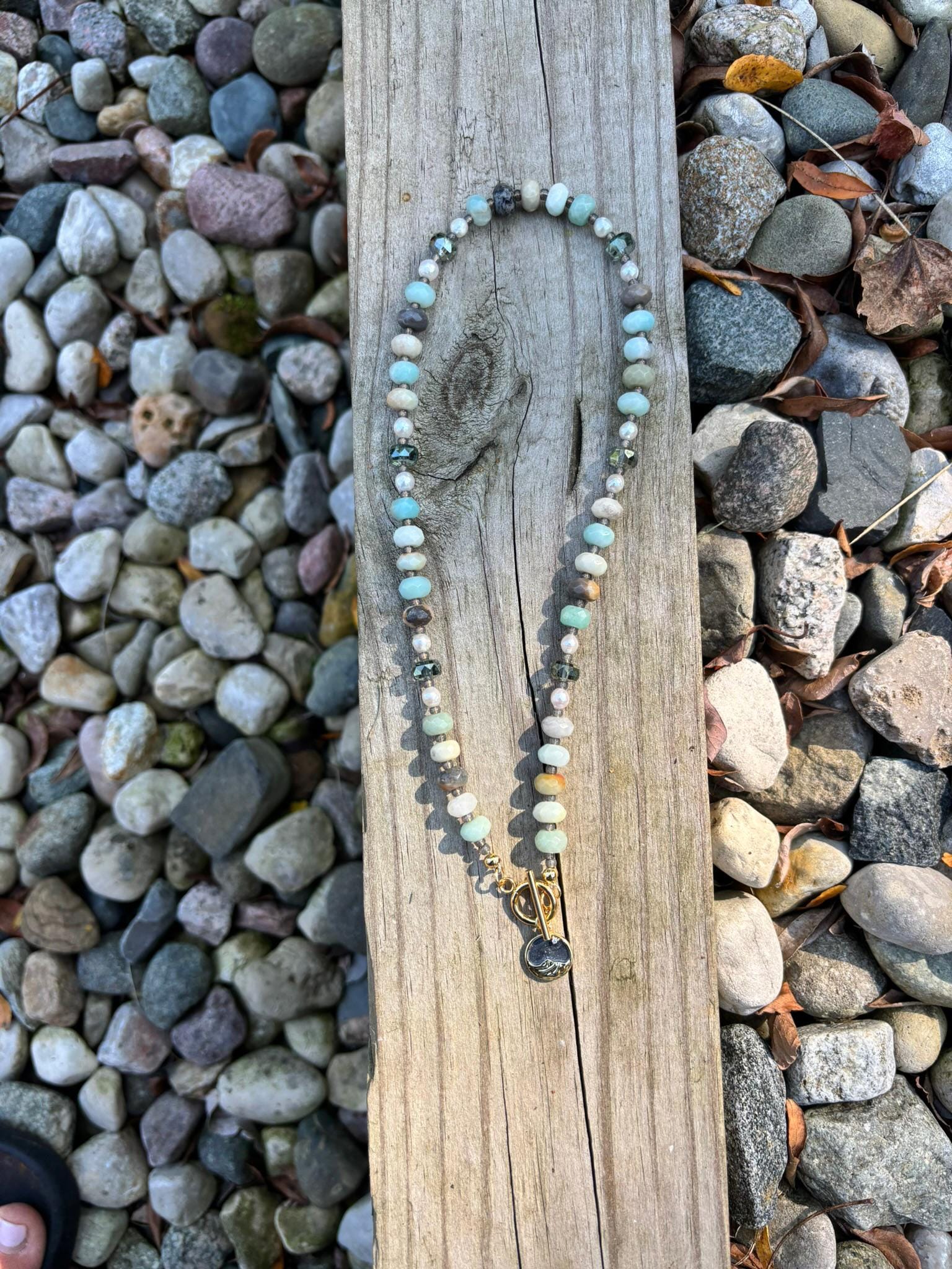 Beaded Amazonite Necklace