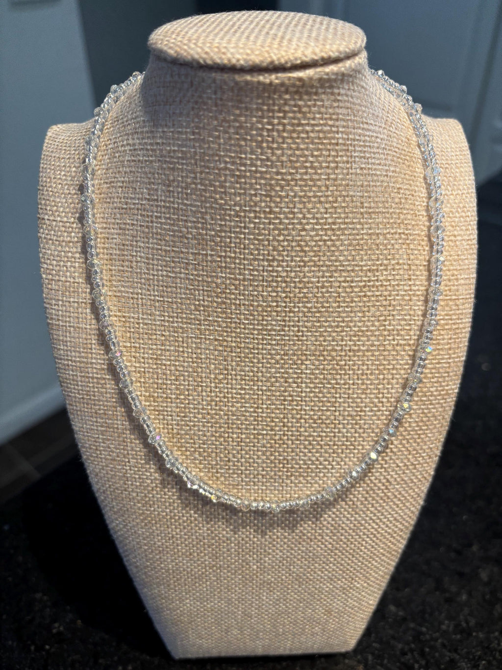 Dainty Crystal Beaded Necklace