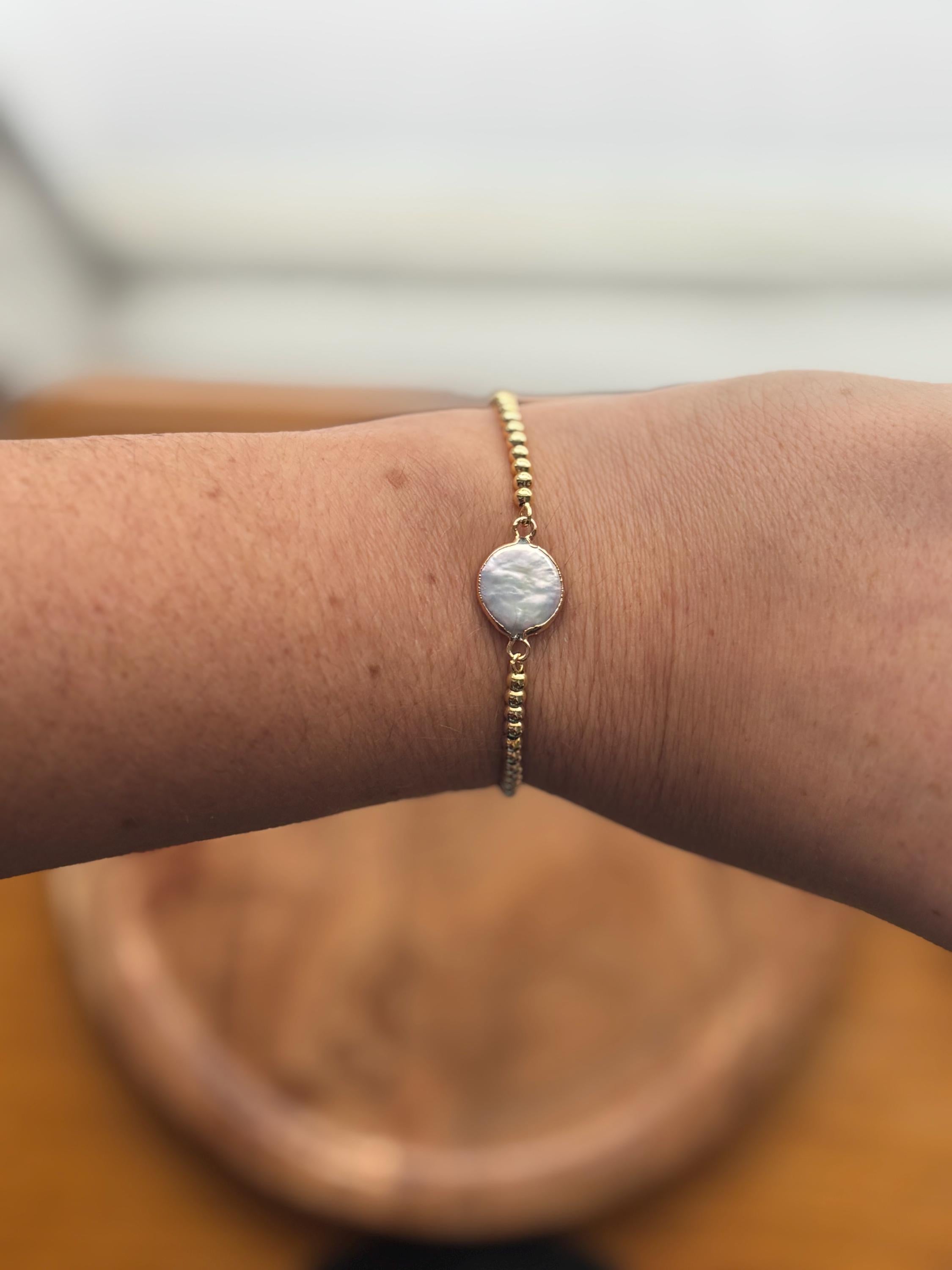 Gold-filled Slider Bracelet
