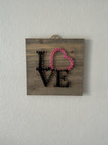 LOVE String Art | Handmade Wall Decor | Rustic Home Accent | Gift for Her